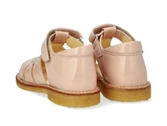 Angulus sandal rosebud med glimmerhjerte (smal)